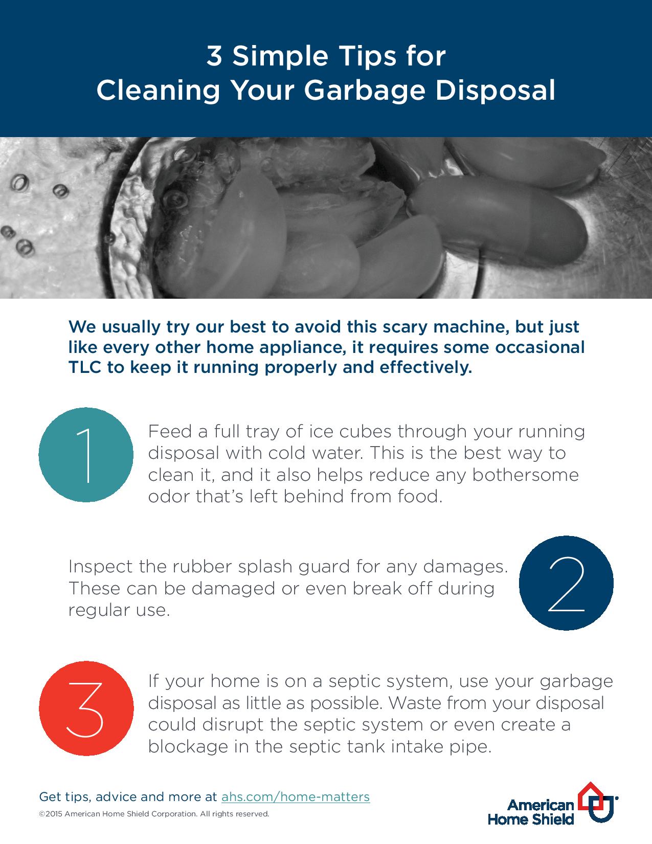 3 Simple Tips for Cleaning Your Garbage Disposal