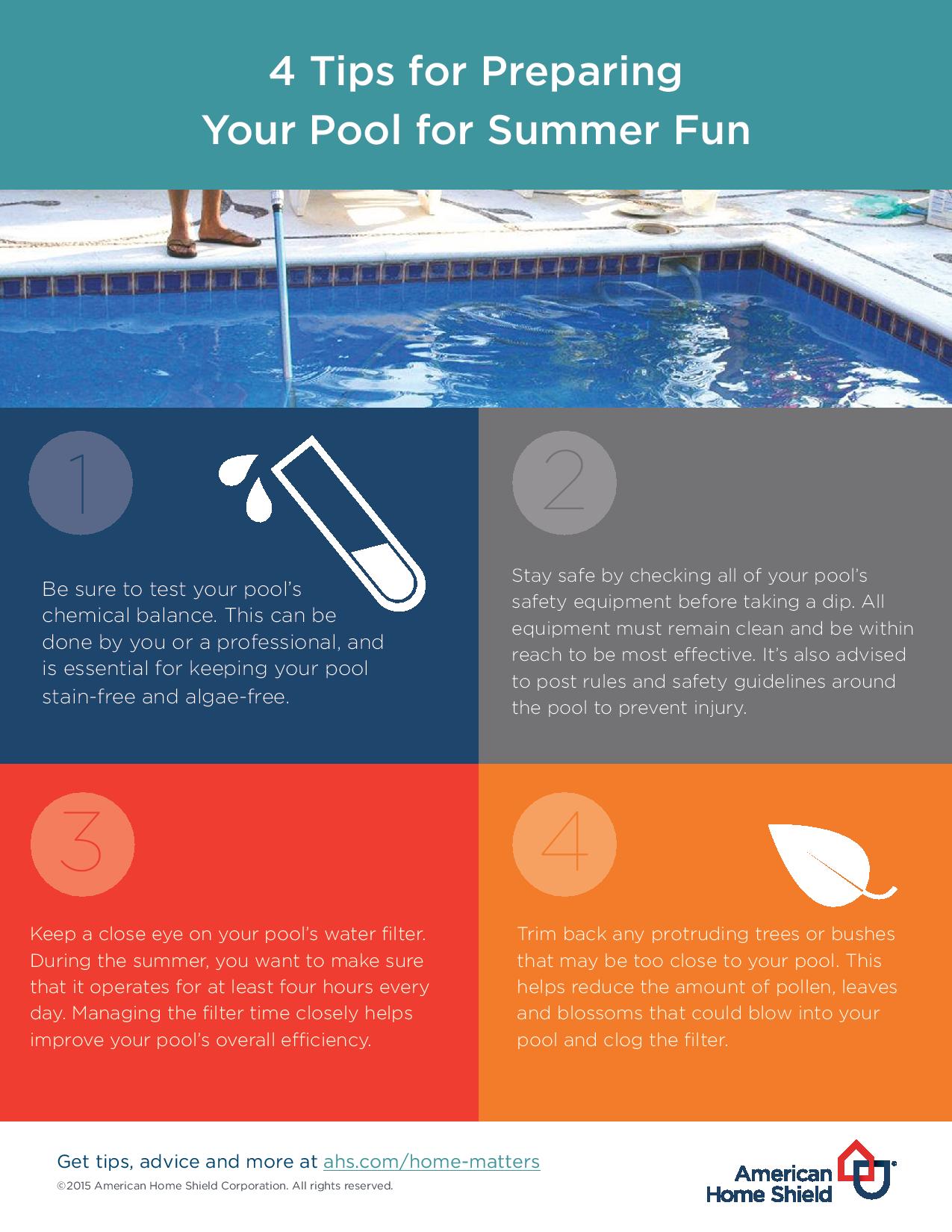 4 Tips for Preparing Your Pool for Summer Fun