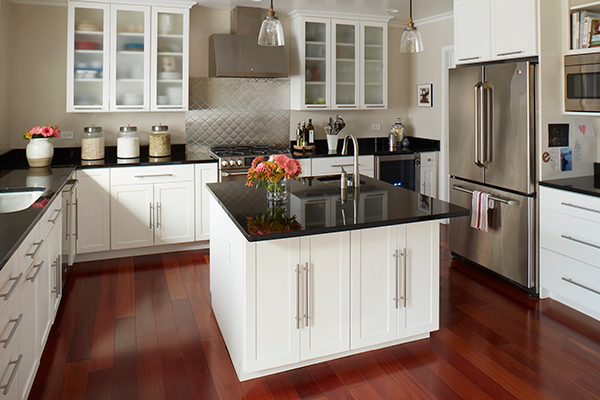 Black and white kitchen american home shield