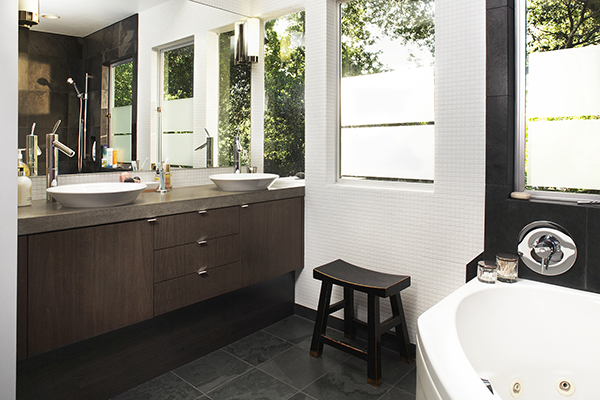Clean bathroom
