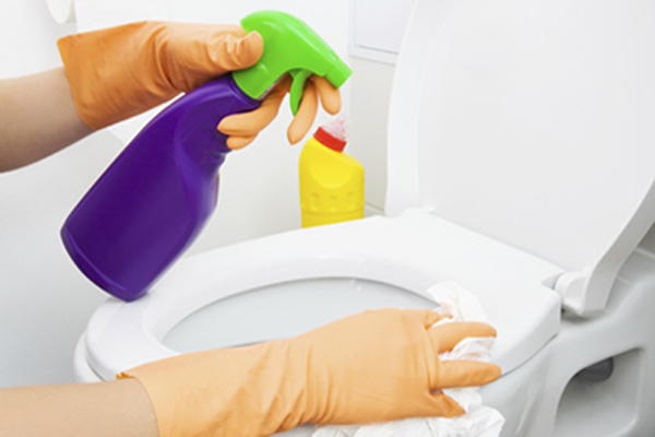 bathroom cleaning