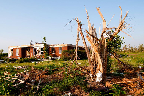 Tornado aftermath