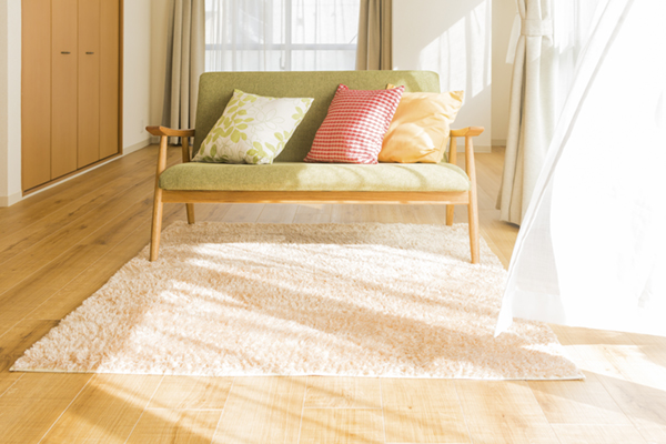Living Room Area with Open Window to Let Fresh Air In